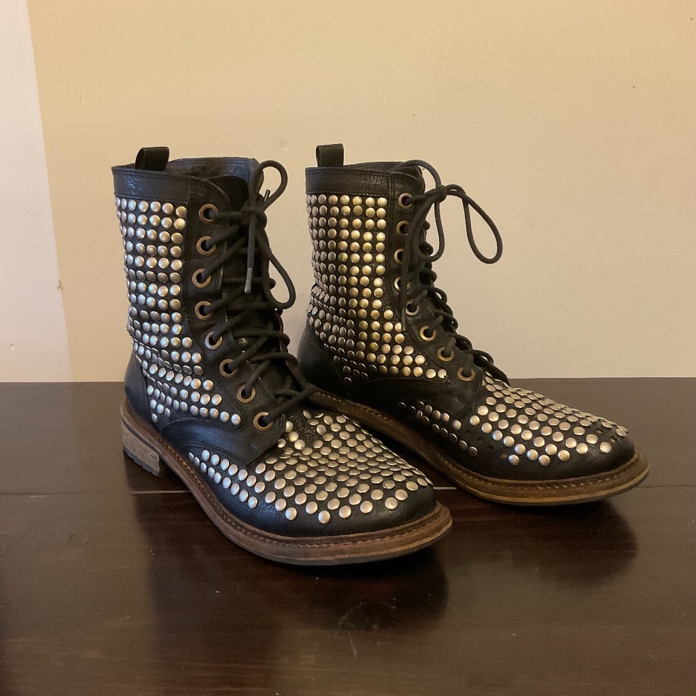 Unique ankle boots women size 39 handmade